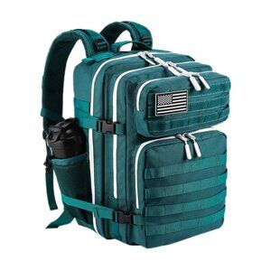 45L Tactical Backpack with Bottle Holder Waterproof Multi Compartment for Hiking